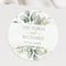 Personalized Round Circle Label Stickers,Wedding Sticker Custom Name Date Thank You Stickers for Bridal Shower Party Favors