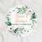 Personalized Round Circle Label Stickers,Wedding Sticker Custom Name Date Thank You Stickers for Bridal Shower Party Favors