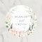 Personalized Round Circle Label Stickers,Wedding Sticker Custom Name Date Thank You Stickers for Bridal Shower Party Favors