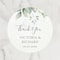 Personalized Round Circle Label Stickers,Wedding Sticker Custom Name Date Thank You Stickers for Bridal Shower Party Favors