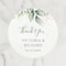 Personalized Round Circle Label Stickers,Wedding Sticker Custom Name Date Thank You Stickers for Bridal Shower Party Favors