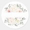 Personalized Round Circle Label Stickers,Wedding Sticker Custom Name Date Thank You Stickers for Bridal Shower Party Favors