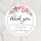 Personalized Round Circle Label Stickers,Wedding Sticker Custom Name Date Thank You Stickers for Bridal Shower Party Favors