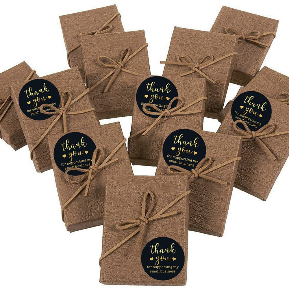 Black Thank You For Supporting My Small Business Sticker, DIY Food Label, Envelope Seal, Stationery Sample Order