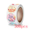 Happy Birthday Stickers Gift Packaging Sealing Label DIY Party Decoration Self-adhestive Handmade Stationery Sticker