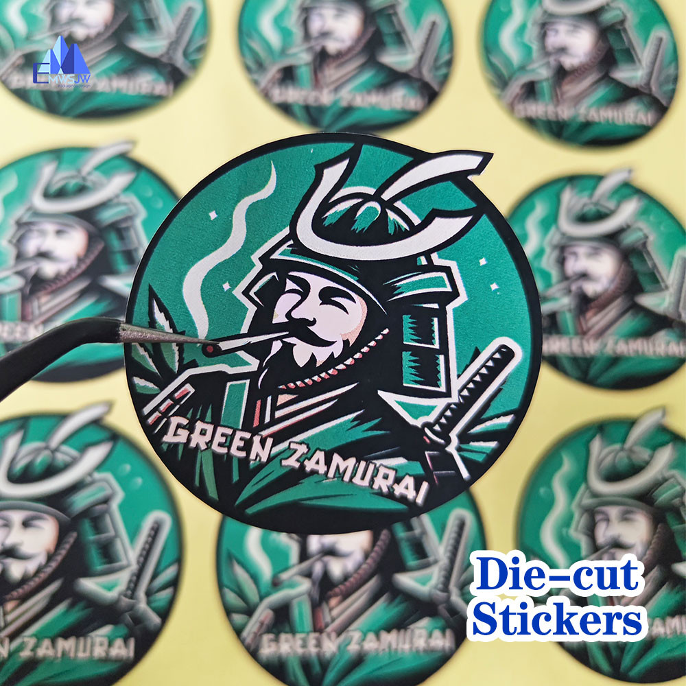 Design your own brand with custom personalized stickers. Perfect for weddings, baptisms, and social media logos