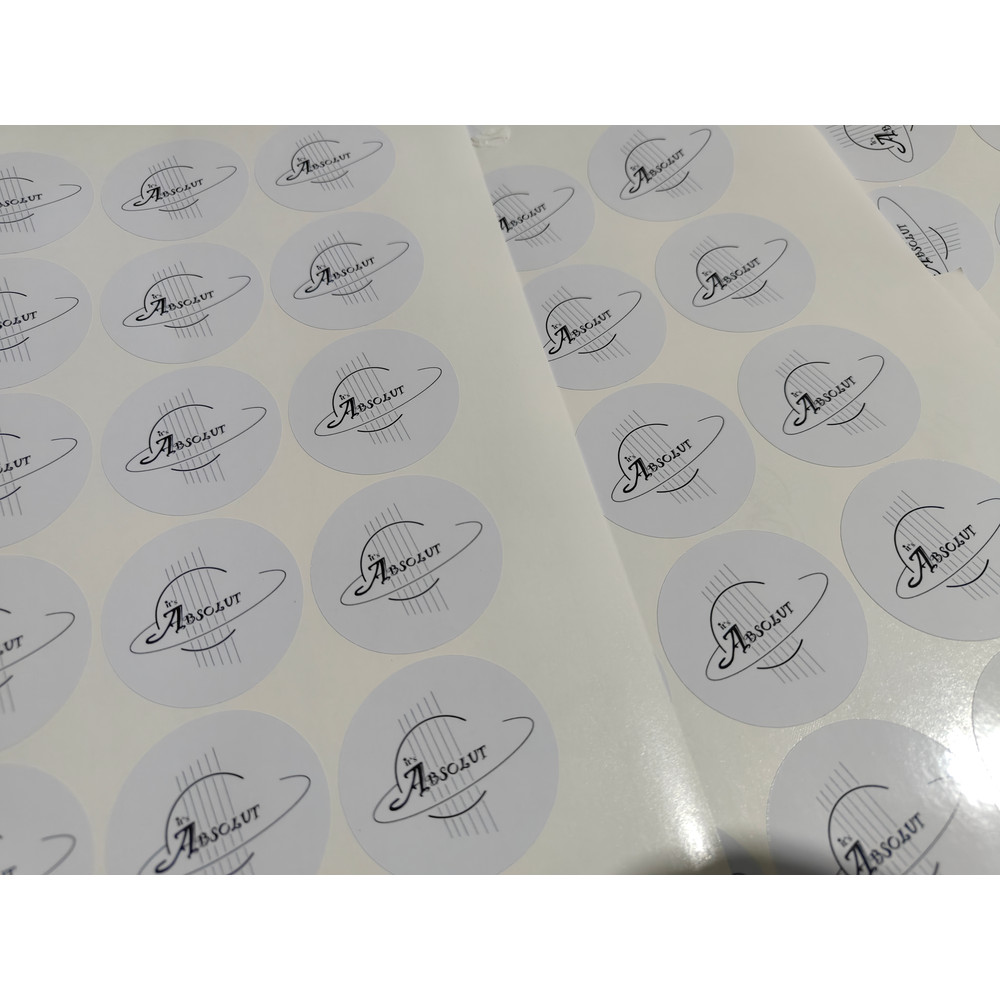 Design your own brand with custom personalized stickers. Perfect for weddings, baptisms, and social media logos