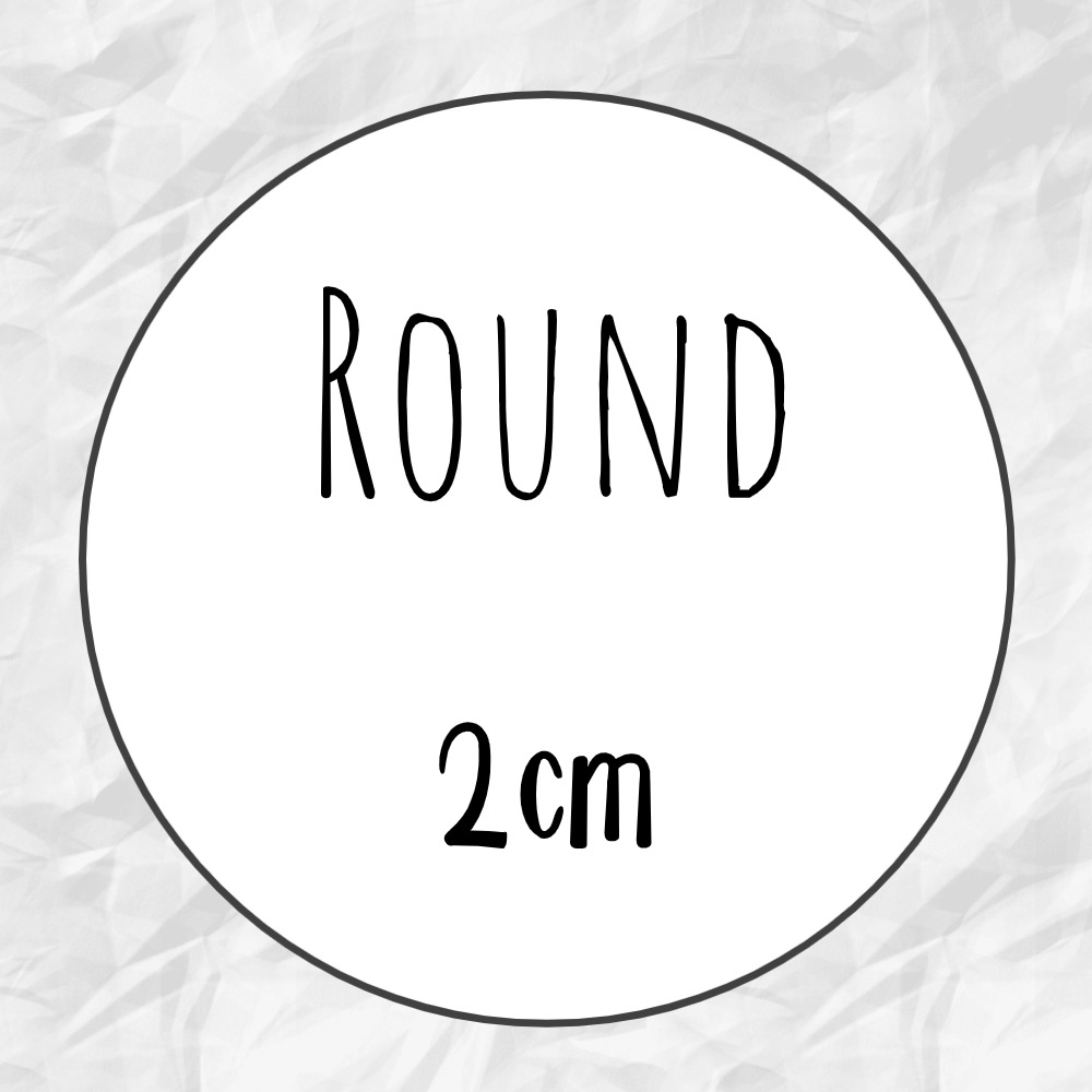 Design your own brand with custom personalized stickers. Perfect for weddings, baptisms, and social media logos