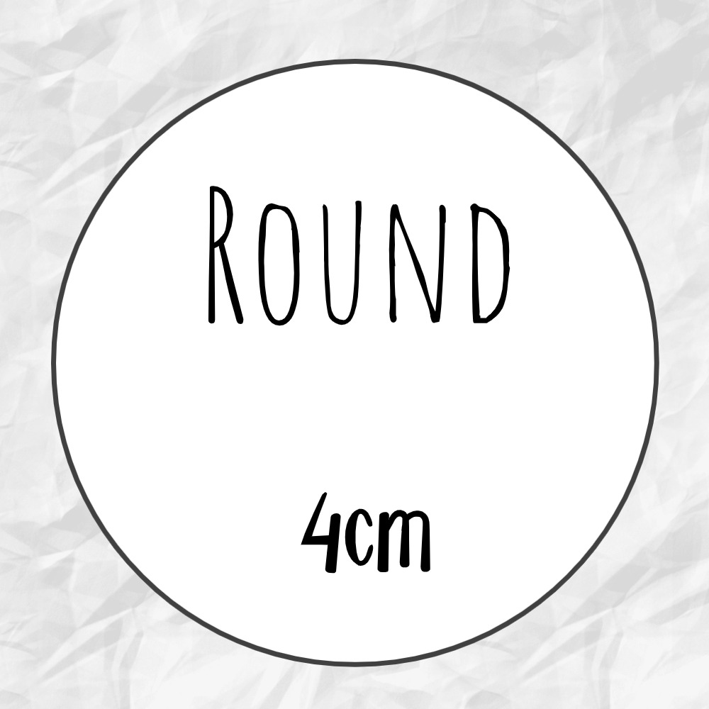 Design your own brand with custom personalized stickers. Perfect for weddings, baptisms, and social media logos