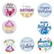 Birthday Balloon Roll Decals, Happy Birthday Roll Stickers, Greeting Sticker for Card Box, Fun Birth Day Cake Stickers