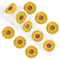 Sunflower Laser Stickers, Cartoon Labels for Scrapbook, Children Rewards, Stationery, Party Gift Wrapping Stickers