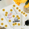Sunflower Laser Stickers, Cartoon Labels for Scrapbook, Children Rewards, Stationery, Party Gift Wrapping Stickers