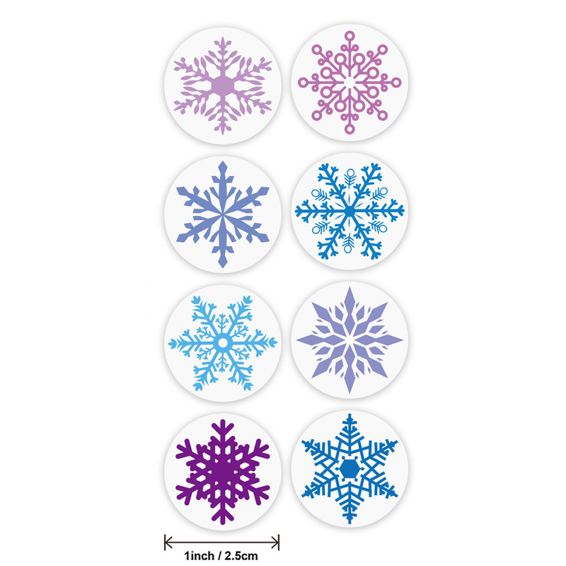 Candy Bag Envelopes Sealing, Snowflake Christmas Stickers, Label Sticker Christmas Gifts, Box Decorations