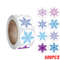 Candy Bag Envelopes Sealing, Snowflake Christmas Stickers, Label Sticker Christmas Gifts, Box Decorations