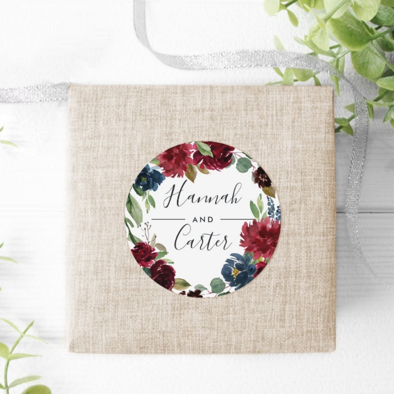 Custom Wedding Sticker Customize Wedding Labels Personalise Baptism Birthday Sealing Sticker Party Decor Supplies