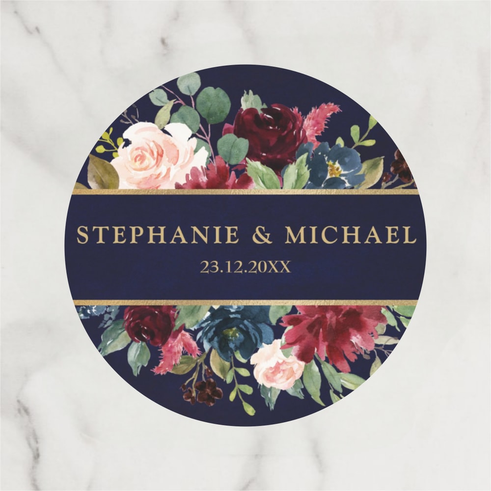 Custom Wedding Sticker Customize Wedding Labels Personalise Baptism Birthday Sealing Sticker Party Decor Supplies