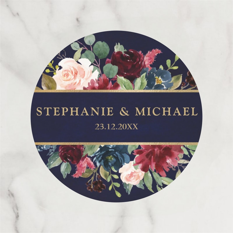 Custom Wedding Sticker Customize Wedding Labels Personalise Baptism Birthday Sealing Sticker Party Decor Supplies