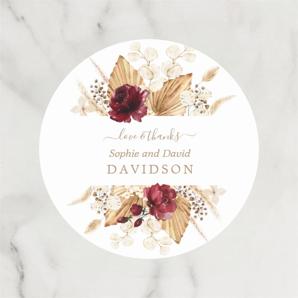 Custom Wedding Sticker Customize Wedding Labels Personalise Baptism Birthday Sealing Sticker Party Decor Supplies