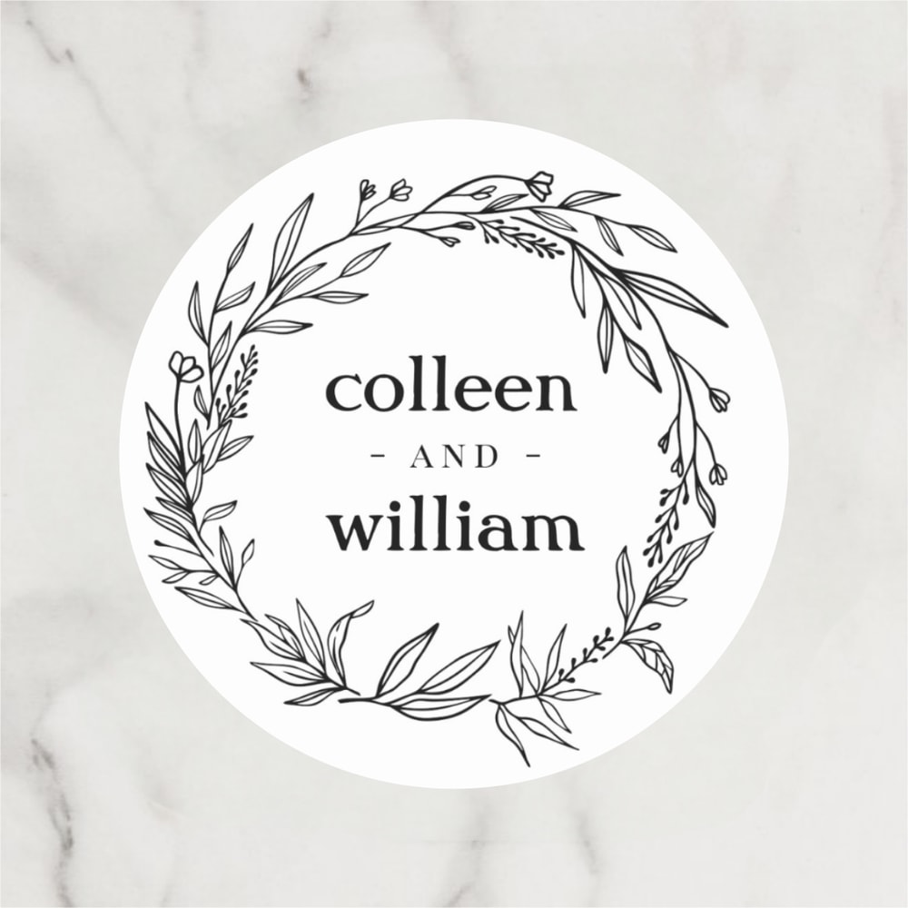 Custom Wedding Sticker Customize Wedding Labels Personalise Baptism Birthday Sealing Sticker Party Decor Supplies