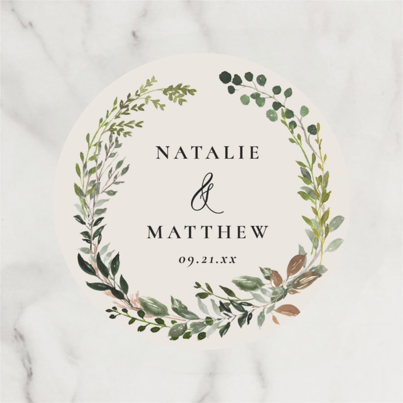 Custom Wedding Sticker Customize Wedding Labels Personalise Baptism Birthday Sealing Sticker Party Decor Supplies