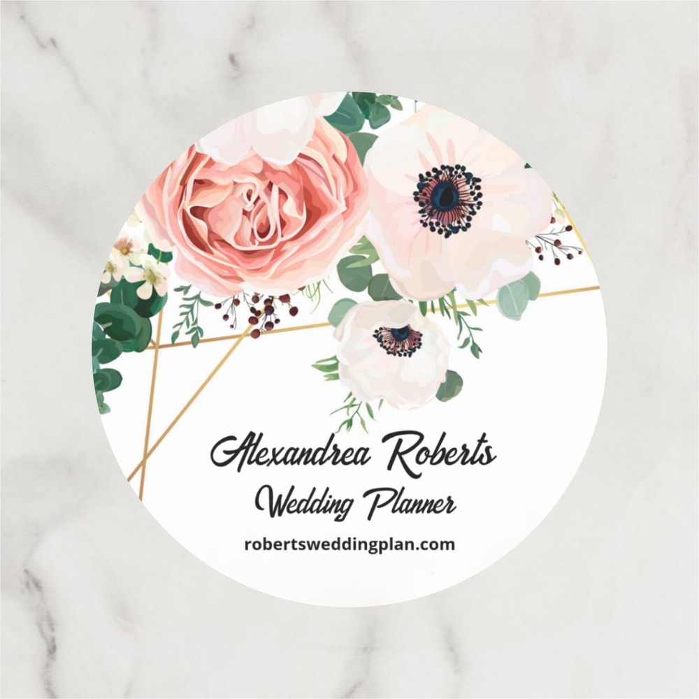 Custom Wedding Sticker Customize Wedding Labels Personalise Baptism Birthday Sealing Sticker Party Decor Supplies