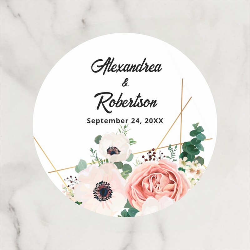 Custom Wedding Sticker Customize Wedding Labels Personalise Baptism Birthday Sealing Sticker Party Decor Supplies