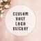 Personalize Stickers Custom Stickers Logo Wedding Birthday Baptism Design Your Own Stickers 0