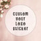 Personalize Stickers Custom Stickers Logo Wedding Birthday Baptism Design Your Own Stickers 0