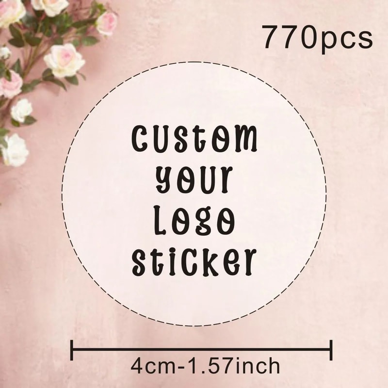 Personalize Stickers Custom Stickers Logo Wedding Birthday Baptism Design Your Own Stickers 10