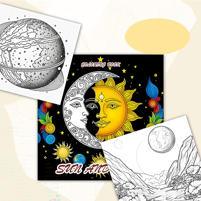 Creative Artistic Coloring Book, Stress Relief Art Therapy, with Patterns, Doodles, and Figure Drawing for Adults