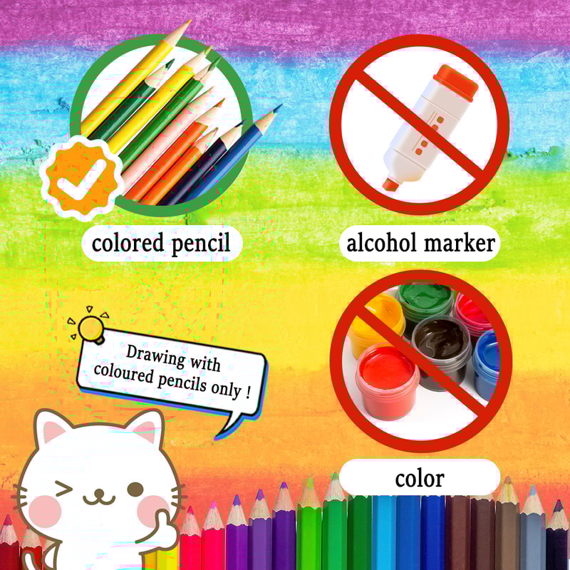 Adult Coloring Book, Spiral Bound, Thick Paper, Perfect Drawing Book & Holiday Gift