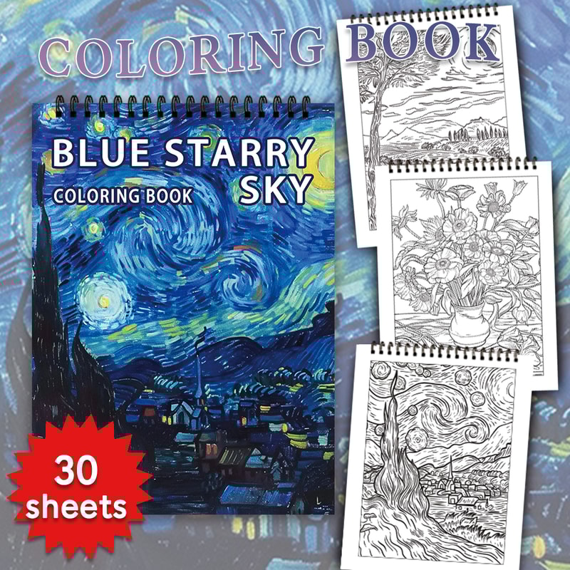 Spiral Coloring Book for Adults, Art Therapy Pages, Thick Paper for Stress Relief, Perfect for Halloween