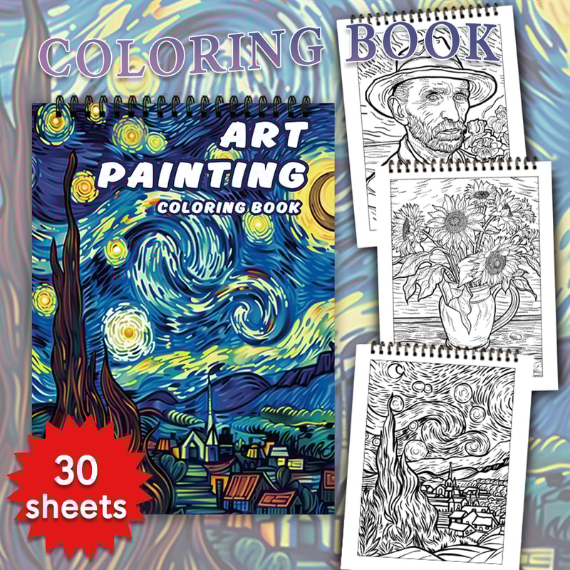 Spiral Coloring Book for Adults, Art Therapy Pages, Thick Paper for Stress Relief, Perfect for Halloween