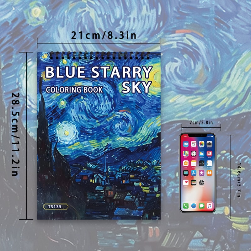 Spiral Coloring Book for Adults, Art Therapy Pages, Thick Paper for Stress Relief, Perfect for Halloween