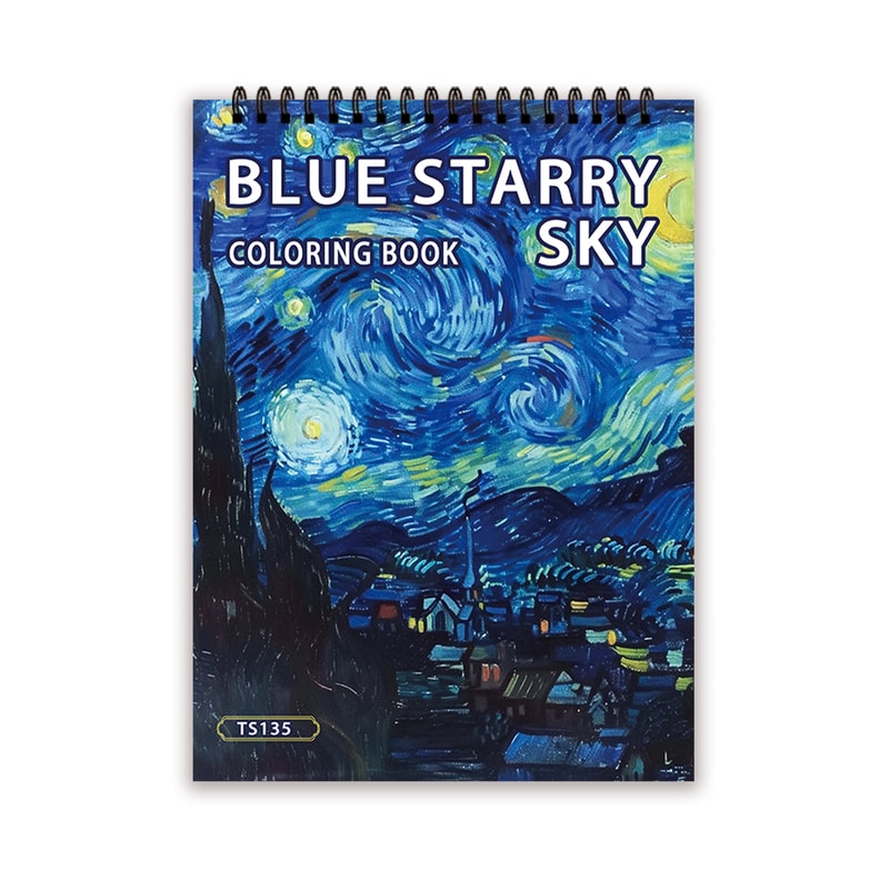 Spiral Coloring Book for Adults, Art Therapy Pages, Thick Paper for Stress Relief, Perfect for Halloween