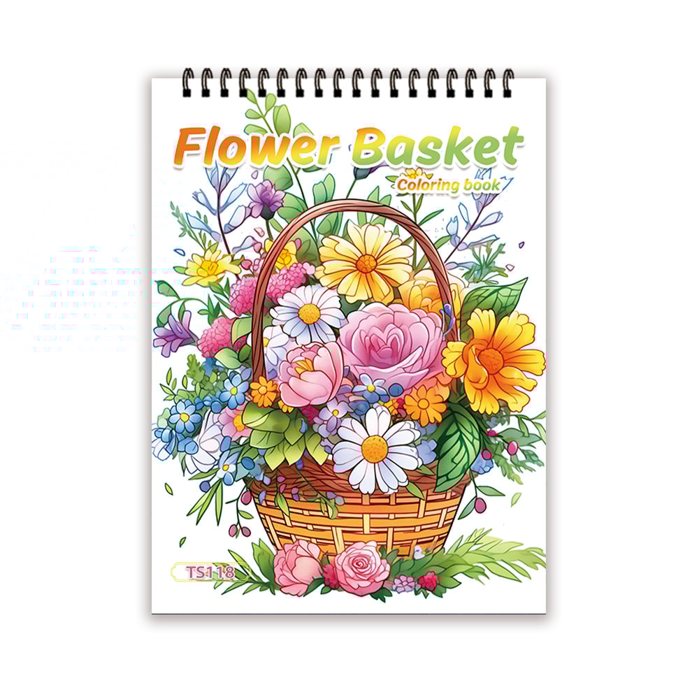 Women's Adult Coloring Book, Single-Sided Sheets, Spiral Bound, Drawing Book, Ideal Birthday and Holiday