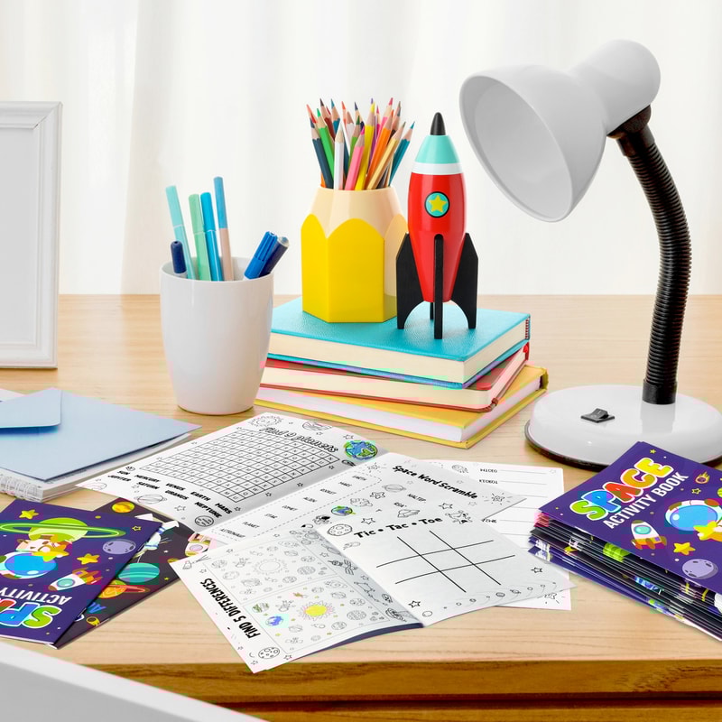 Space Activity Book , Astronaut Coloring Book, Planet Drawing Kit, Mind Games, Classroom Art Supplies
