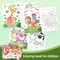 Childrens Coloring Book Set, Colorful Animal Patterns, Learn While Painting for a Happy Growth