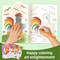 Childrens Coloring Book Set, Colorful Animal Patterns, Learn While Painting for a Happy Growth