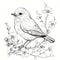 Charming Birds World Coloring Book For Soothing Stress And Relaxation A Stress Reduction Colouring 1