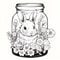 Magical Glass Jar Coloring Book For Soothing Stress And Mood Reduction A Therapeutic Adult Art Acti 3
