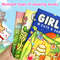 Girls Themed Colouring Book, A Comfortable Space to Paint, Picture Book Mobile, Childrens Coloring Book