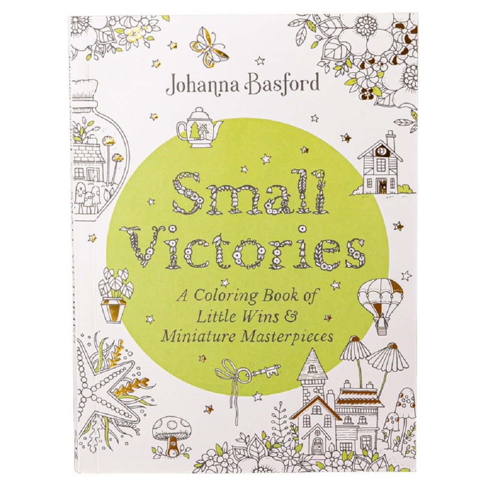 Small Victories Coloring Book, Adult Stress Relief, Miniature Masterpieces, Graffiti Drawing Art