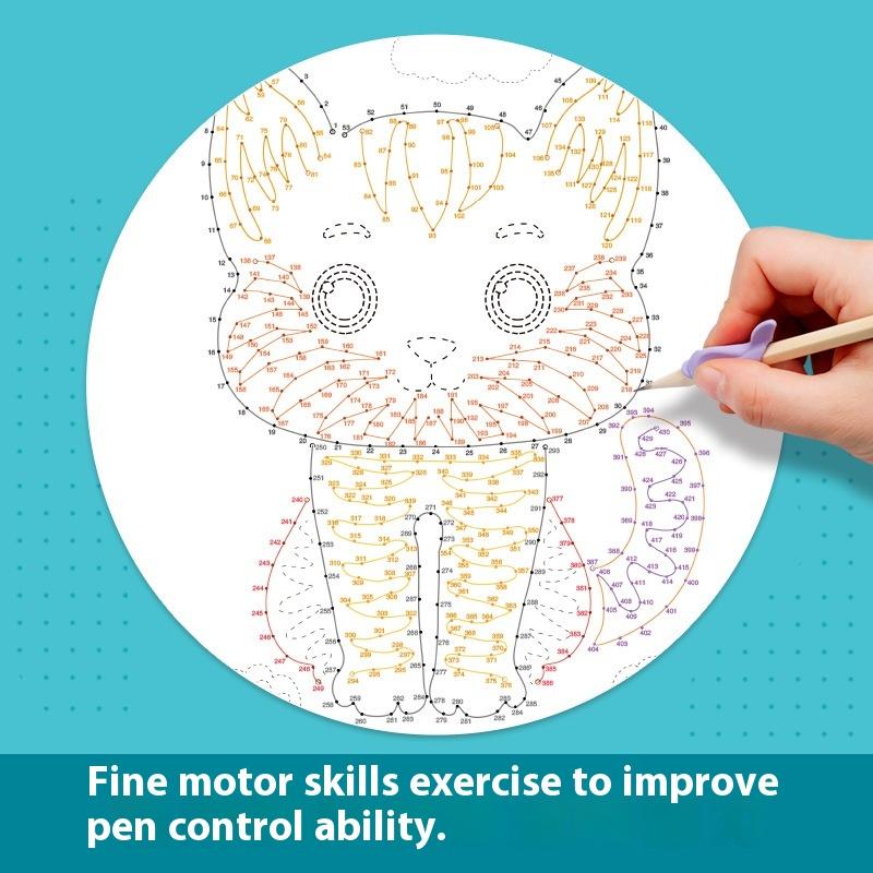 Children's Digital Connectivity And Colouring Book Set, Pattern Focused Training Book
