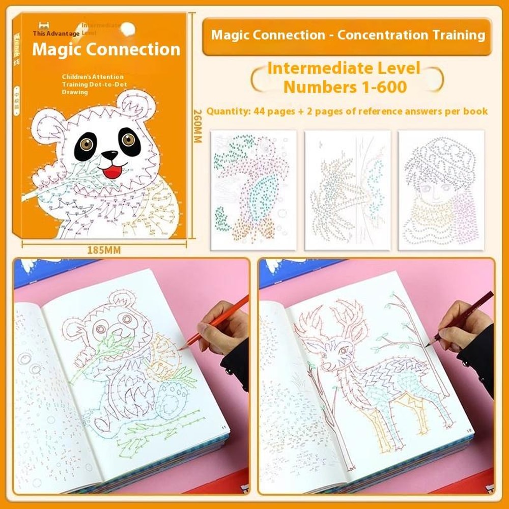 Children's Digital Connectivity And Colouring Book Set, Pattern Focused Training Book
