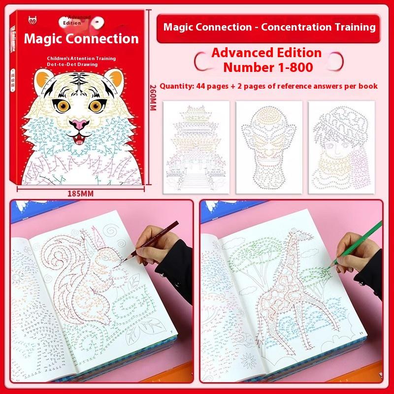 Children's Digital Connectivity And Colouring Book Set, Pattern Focused Training Book