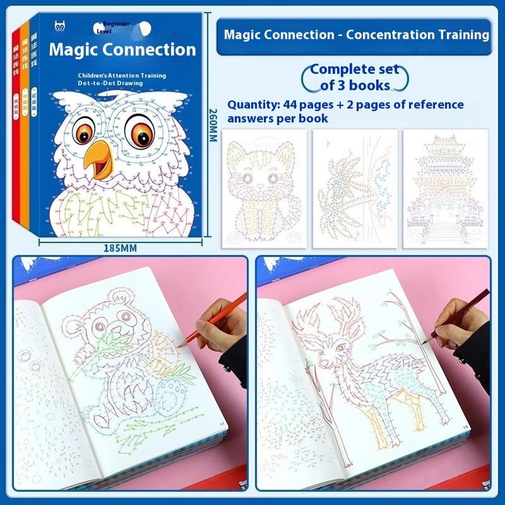 Children's Digital Connectivity And Colouring Book Set, Pattern Focused Training Book