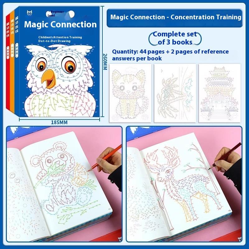 Children's Digital Connectivity And Colouring Book Set, Pattern Focused Training Book