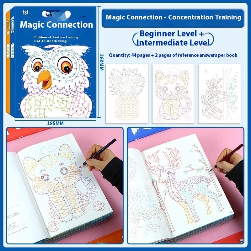 Children's Digital Connectivity And Colouring Book Set, Pattern Focused Training Book