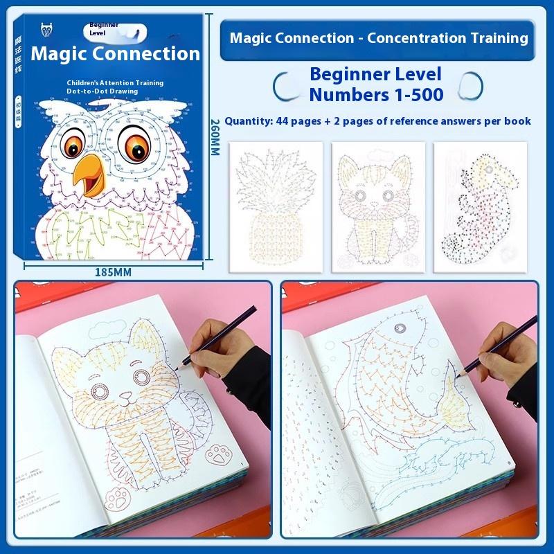 Children's Digital Connectivity And Colouring Book Set, Pattern Focused Training Book